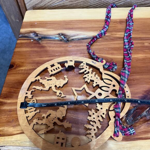 Vintage Debbie Cook 1999 Christmas Elf Star Wooden Laser Cutout 7" Primitive - Picture 4 of 8